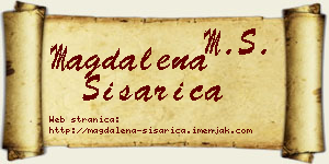 Magdalena Šišarica vizit kartica